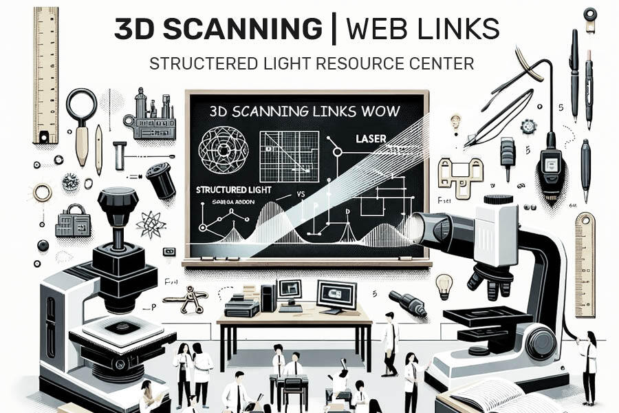 3d scanning web links. structured light resource center